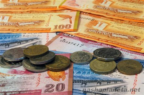 Currency of Sri Lanka, money, exchange rate, bank cards, cheques