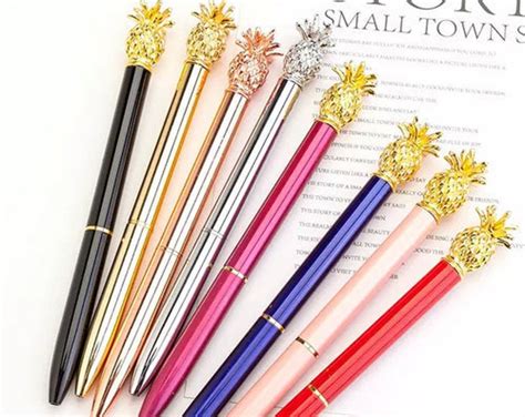 Pineapple Pen, Available in Different Colors Metal Ballpoint Pineapples ...