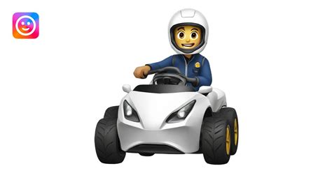 Lorenzo avec une voiture emoji | AI Emoji Generator