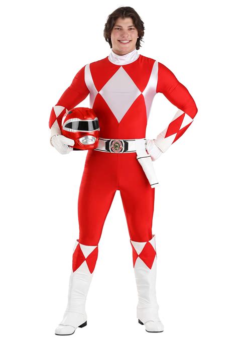 Authentic Power Rangers Red Ranger Adult Costume