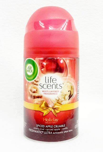 3 Air Wick Freshmatic Ultra Automatic Spray Refills Holiday Spiced ...