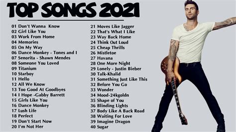Top Hits 2021 Best Pop Music Playlist 2021 Top 40 Popular Songs 2021 ...