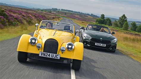 Morgan Plus Four vs BMW Z4: retro-modern roadster battle | Auto Express