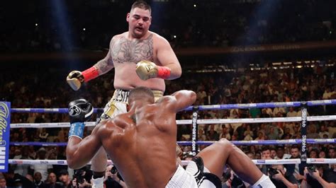 Andy Ruiz Jr. stuns Anthony Joshua in heavyweight title fight - The ...