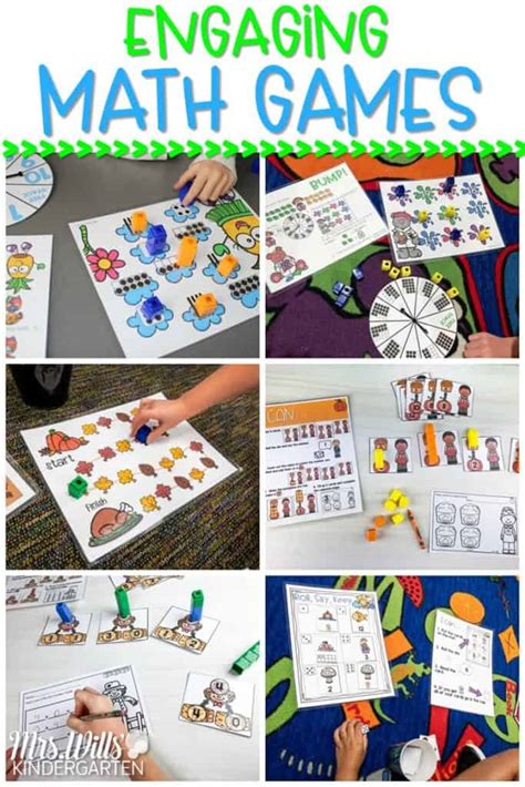 Kindergarten Math Games to Engage the Brain and Explore Fundamental ...