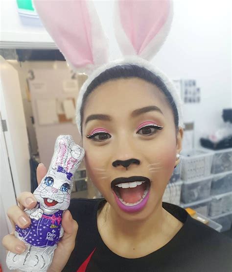 Hope you're having a lovely Easter eveyone! 🐰🐰🐰 #bunnymakeup # ...