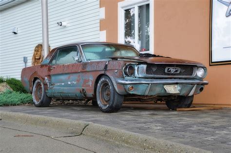 Rusted Mustang Classic Car