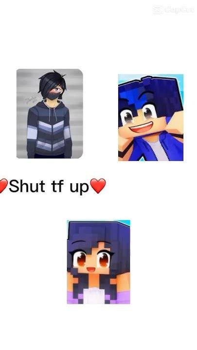 Shut tf up meme #capcut #aphmaucrew #cute #lol #meme #aphmau #ein #zane ...