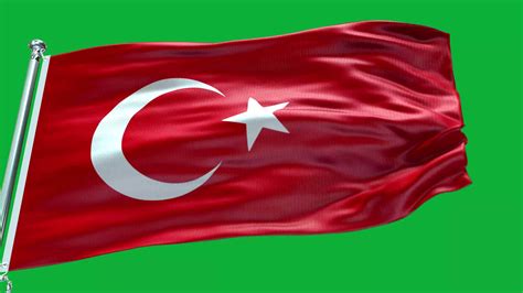 Turkey National Flag 26567375 Stock Video at Vecteezy
