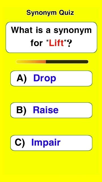 Synonym Quiz || #trivia #english #triviaquestions #short 3 - YouTube