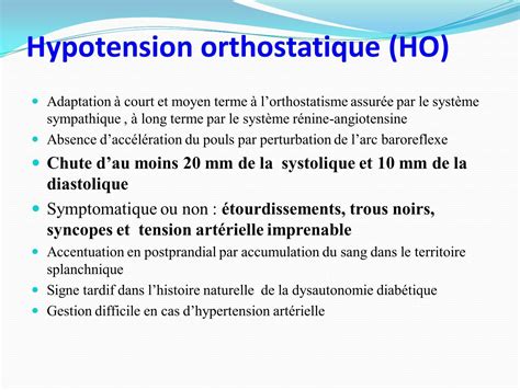 Hypotension orthostatique