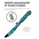 Outward Hound Invincibles Blue Snake Plush Dog Toy, Blue, XL - Walmart.com