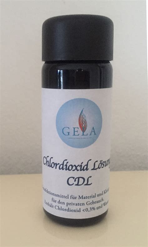 CDL - Chlordioxid-Lösung - GELA - Rositta Virag