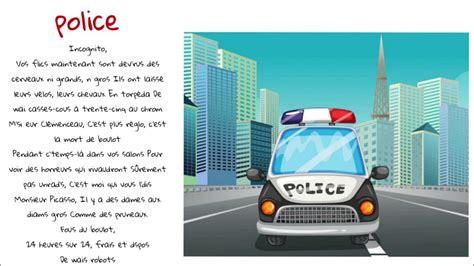 poésie police CP CE1 CE2 #poésie - YouTube