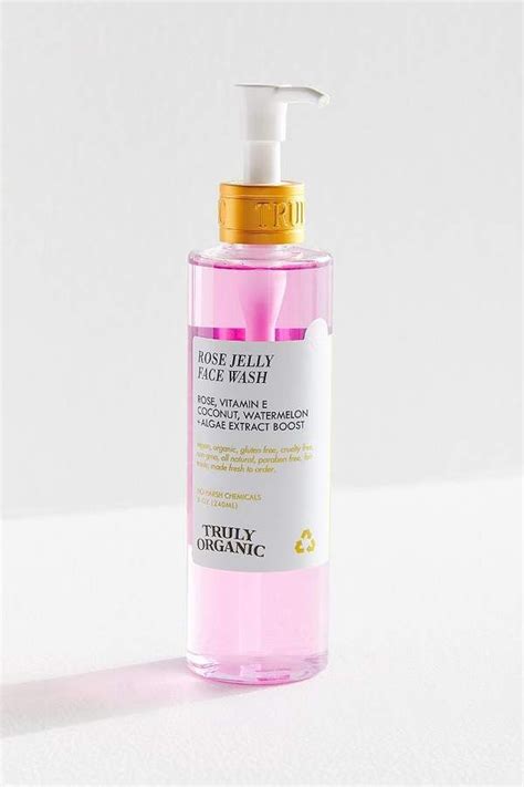 Truly Organic Rose Jelly Face Wash | Face wash, Natural skin care, Skin ...