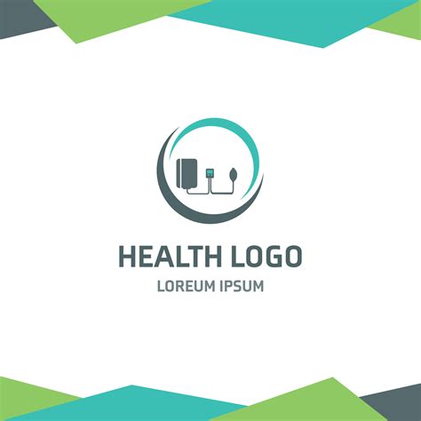 Health logo design with typography vector 14299704 Vector Art at Vecteezy