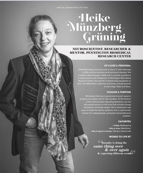 inRegister Magazine Celebrates Inspiring Women, including Dr. Heike ...