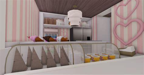 Bloxburg Ice cream shop/parlor | Simple bedroom design, Ice cream shop ...