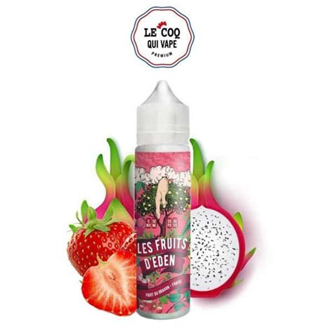 E-liquide Fruit du dragon Fraise Le Coq Qui Vape 50ml - Fraise, Fruit ...