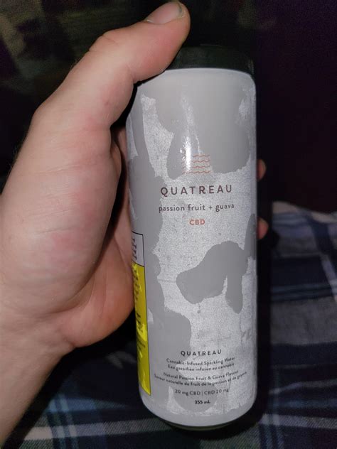 Quatreau - Passionfruit + guava CBD, 20mg CBD. $5. Review in comments ...