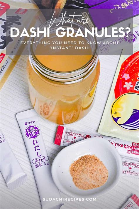 Dashi Granules: A Quick Substitute to Dashi Stock Soup | Sudachi