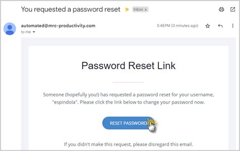 Password Reset – m-Power Documentation