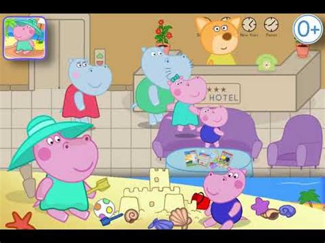 Hippo 🌼 Kids beach adventures 🌼 Teaser-2 3х2 15 0+ - YouTube