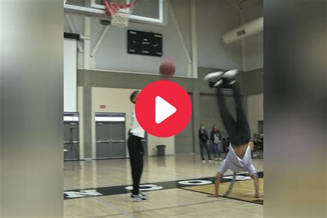 Science Teacher’s “Backflip Dunk” Wows Entire Student Body - FanBuzz