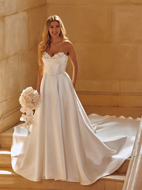 Ivory Champagne UK Luxury Wedding Dresses online Sale | Stacees ...