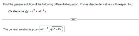 Answered: Find the general solution of the… | bartleby
