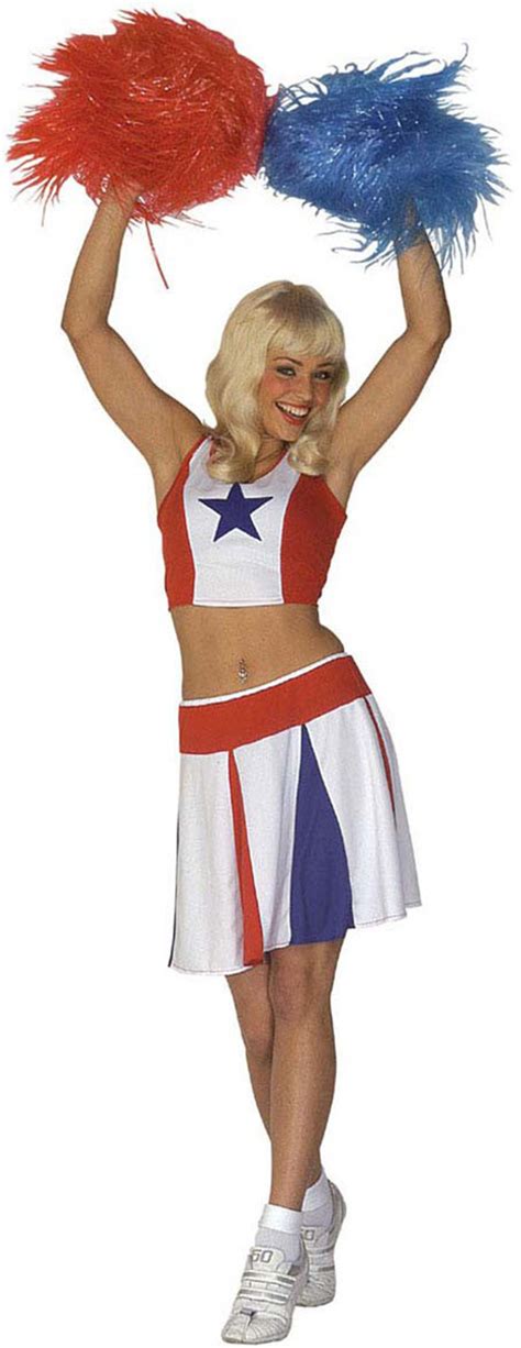 Déguisement pom pom girl : Costume Cheerleader femme