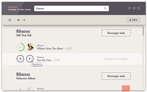Gratis! Convertidor de YouTube a MP3 de Freemake