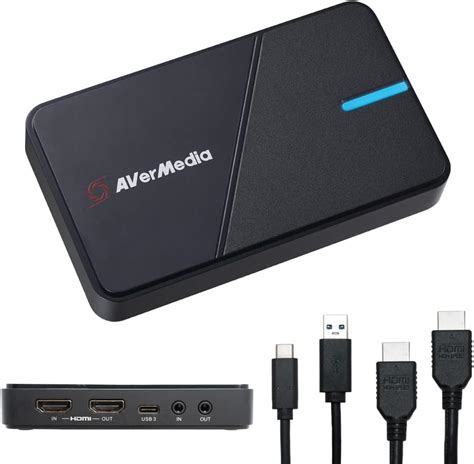 AVerMedia HDMI Capture Card- Gaming, Video Streaming, 4K Capture Card for PS5, Xbox Series X/S, Xbox One, PS4, Switch 2, Windows 11 / Mac Os12, HDR & VRR Support - GC551G2 Live Gamer Extreme 3 White