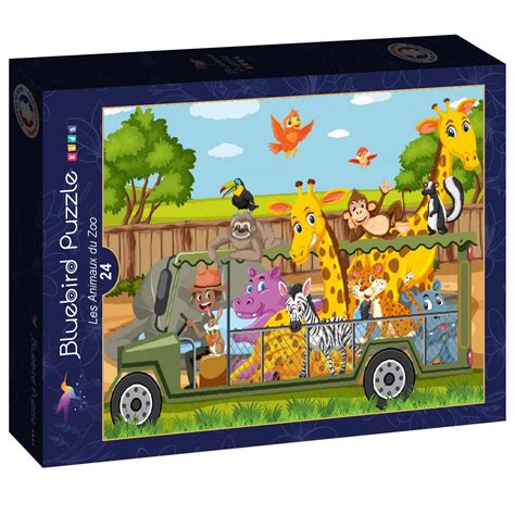 Puzzle Les Animaux du Zoo Bluebird-Puzzle-F-90631 24 pièces Puzzles ...