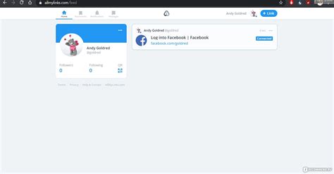 Сайт Allmylinks.com - «Простой, красивый и бесплатный сайт мультиссылок ...
