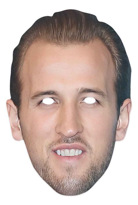 CM233 Harry Kane Mask CELEBRITY MASKS Single Face Mask – Star Cutouts