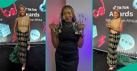 Nigerian Lady Wins TikTok Africa's Creator of the Year Award, Shares ...