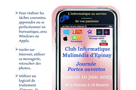 Portes Ouvertes CIME - Ville Épinay sur Orge