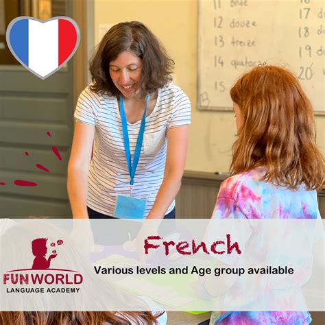 French classes for children. — Fun World Language Academy