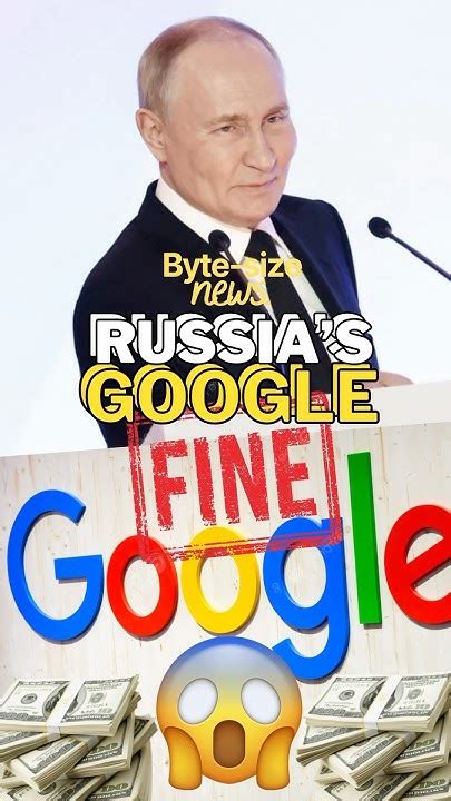 😮 Russia Fines Google More Money Than Exists in the World! 🌍 #russia # ...