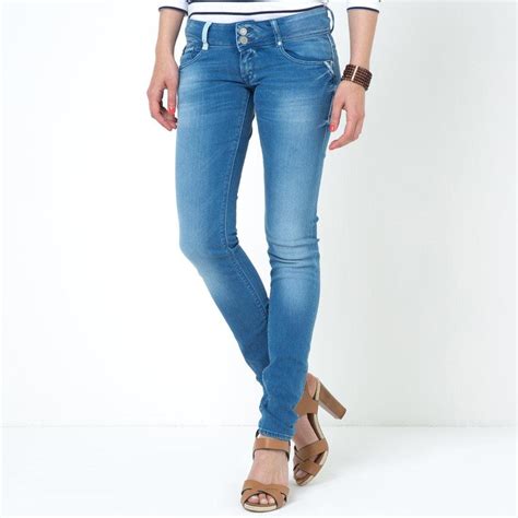 Jean stretch slim taille basse Le Temps Des Cerises, Jeans Femme La Redoute