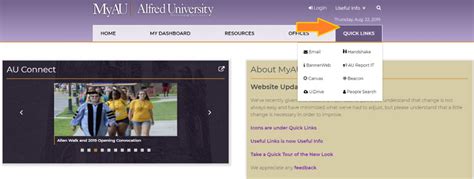 BannerWeb | My Alfred University