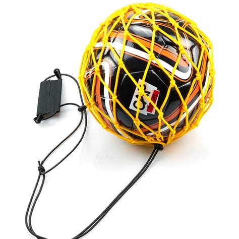 Handle-Solo-Football-Kick-Trainer-Soccer-Ball-Bungee-Elastic-Training ...