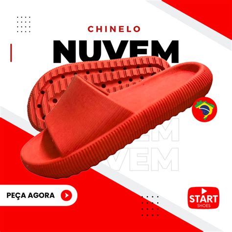 Chinelo Nuvem Original Ergonômico Antiderrapante Anatómico Leve ...