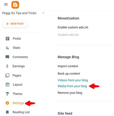 Use the Blogger Media Manager to manage your blog's images