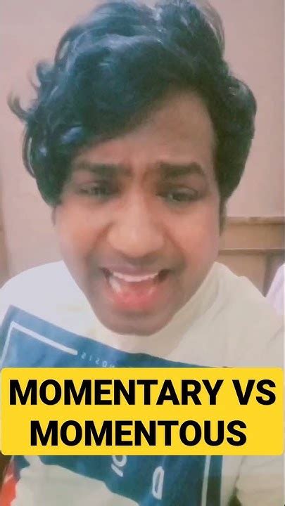 MOMENTARY VS MOMENTOUS/ADVANCE ENGLISH CLASSES/SUBSCRIBE SHARE AND LIKE ...