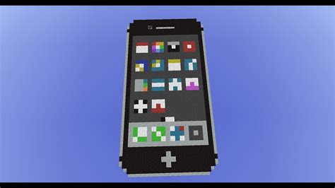 Funktionierendes iPhone in Minecraft! - Minecraft Map - YouTube