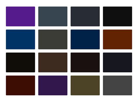 Shades Of Black: +50 Black Colors with Hex Codes