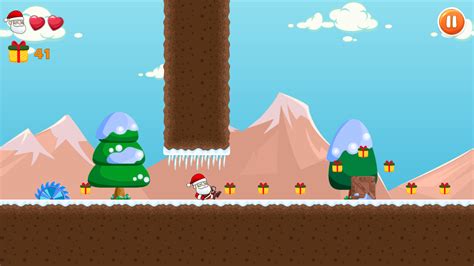 🕹️ Play Santa's Adventure Game: Free Online Santa Clause Endless ...