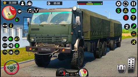 Army Cargo Truck Driving Game - Army Truck Driving Duty Simulator ...